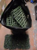 Twenty Pieces of Artificial Fence Screening