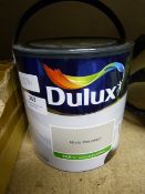 2.5L of Dulux Misty Mountain Silk Paint