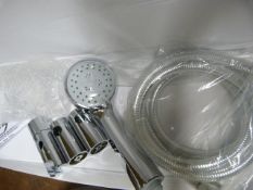 *Chrome Bathroom Shower Slide Rail Kit