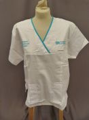 *Twenty One HA2359 White Tunic Tops Size:14 Long