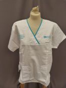 *Forty HA2359 White Tunic Tops Size:14 Short