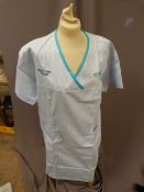 *Fourteen HA2417 Blue & White Striped Tunics Size: