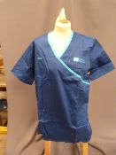 *Twenty One HA2409 Mid Blue Tunics Size:6 Long