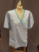 *Twenty Six HA2407 Blue & White Striped Tunics Siz