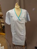 *Thirteen HA2417 Blue & White Striped Tunics Size: