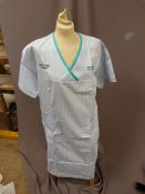 *Twenty Three HA2417 Blue & White Striped Tunics S