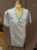 *Seventeen HA2417 Blue & White Striped Tunics Size