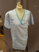 *Fourteen HA2417 Blue & White Striped Tunics Size: