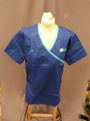 *Thirty Two HA2409 Mid Blue Tunic Tops Size:12