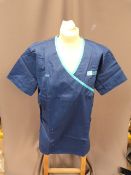 *Seventeen HA2409 Mid Blue Tunic Tops Size:16