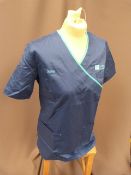 *Forty HA2409 Mid Blue Tunic Tops Size:16