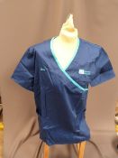 *Thirty Two HA2409 Mid Blue Tunics Size:12