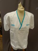 *Thirty Three HA2722 White Tunics Sizes:Large and