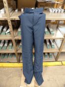 *Sixteen HA1930 Navy Trousers Size:W40 L36