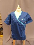 *Forty HA2409 Mid Blue Tunics Size:14 Short