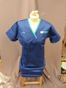 *Thirty Six HA2415 Mid Blue Tunics Long