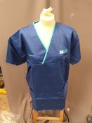 *Twenty Five HA2401 Mid Blue Tunic Tops Sizes:Smal