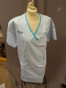 *Thirty HA2417 Blue & White Striped Tunics Size:18