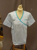 *Twenty Five HA2411 Blue & White Striped Tunic Top