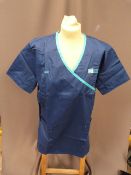 *Forty HA2409 Mid Blue Tunic Tops Size:16