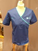 *Thirty Five HA2409 Mid Blue Tunic Tops Size:18