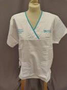 *Forty HA2359 White Tunic Tops Size:12 Long