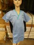 *Twelve HA2400 Light Blue Tunic Tops Size:XXXXXL