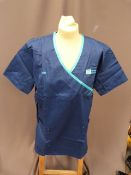 *Twenty One HA2409 Mid Blue Tunic Tops Size:6