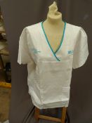 *Twenty HA2683 White Tunic Tops Size:26 Regular