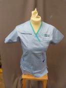 *Thirty Eight HA2404 Mid Blue Tunics