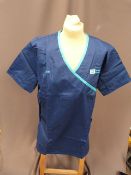 *Twenty One HA2409 Mid Blue Tunic Tops Size:18