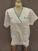 *Six HA2359 White Tunic Tops Sizes:20 and 22