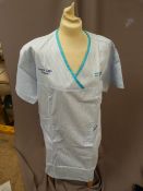 *Thirty HA2417 Blue & White Striped Tunics Size:16