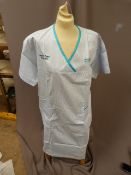 *Twenty Four HA2417 Blue & White Striped Tunics