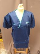 *Twenty Four HA2401 Mid Blue Tunic Tops Size:XL XX