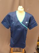 *Forty HA2409 Mid Blue Tunic Tops Size:16