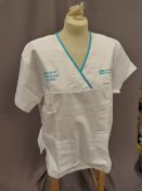 *Eleven HA2359 White Tunic Tops Size:28 Short