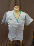 *Twenty HA2407 Blue & White Striped Tunics Size:2