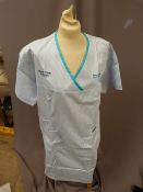 *Thirty HA2417 Blue & White Striped Tunics Size:18