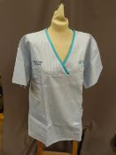 *Twenty Two HA2407 Blue & White Striped Tunics Siz