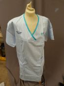 *Thirty Four HA2417 Blue & White Striped Tunics Si