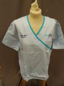 *Forty HA2411 Blue & White Striped Tunic Tops Size