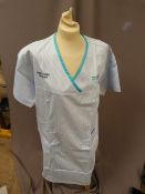 *Eighteen HA2417 Blue & White Striped Tunics Size: