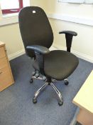 *Executive Swivel Chair on Chrome Frame