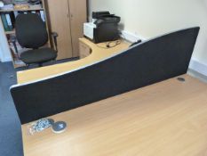 *Charcoal Office Partition