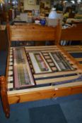 Pine Framed Double Bed Base