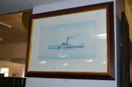 Framed David Bell Print - Wingfield Castle