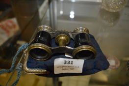 Pair of Opera Glasses with Purse