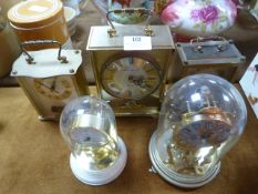 Collection of Five Mantel Clocks Including Two Ann