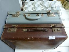 Two Small Vintage Suitcases